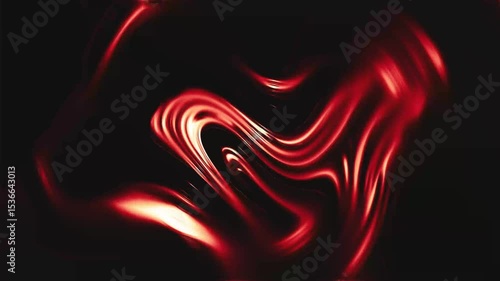 Liquid Crimson: An abstract video featuring a mesmerizing dance of liquid crimson against a dark backdrop, evoking feelings of passion, energy, and dynamism.