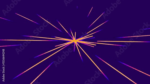Swirling vortex pattern with purple blue neon light effect