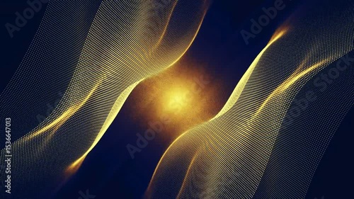 abstract gold background with waves