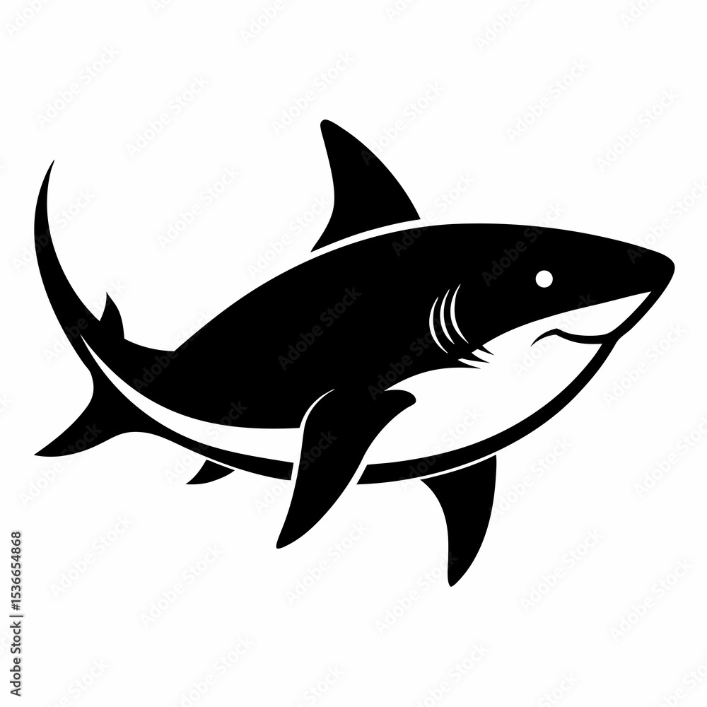 Fototapeta premium great white shark