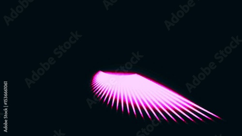 Swirling vortex pattern with purple blue neon light effect