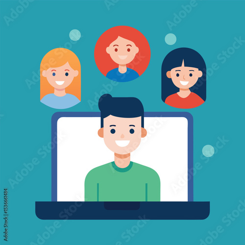 Online Collaboration Connecting with Teammates and Clients Through Virtual Meetings