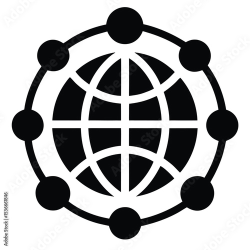 Global Network Connection  Interconnected World,  International Communication, Worldwide Reach, Digital Globalisation, Internet Connectivity