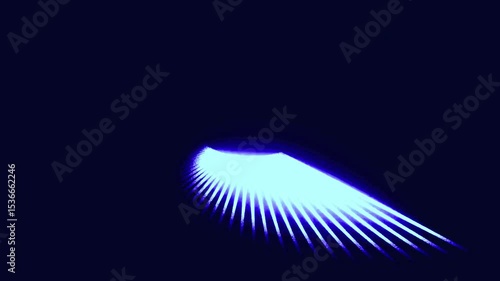 Swirling vortex pattern with purple blue neon light effect