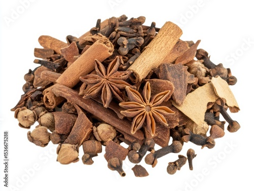 Wallpaper Mural Cinnamon anise cloves spice mix for baking and flavoring Torontodigital.ca