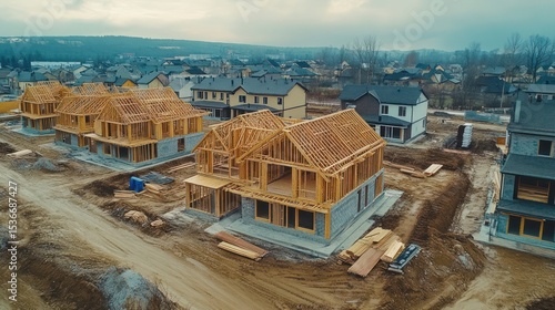 New homes under construction