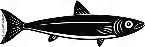  sardine line art