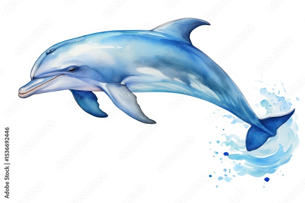 Obraz premium Dolphin animal mammal fish.