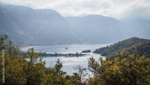 Fototapeta Naklejka Na Ścianę i Meble -  The view of the Turquoise Coast in Turkey