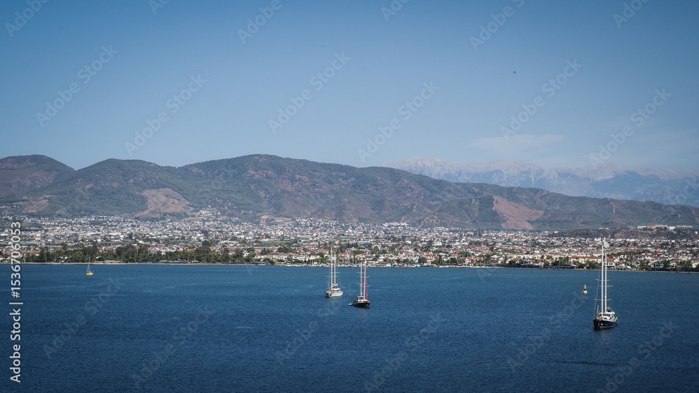 Fototapeta premium The coast of Fethiye in Turkey