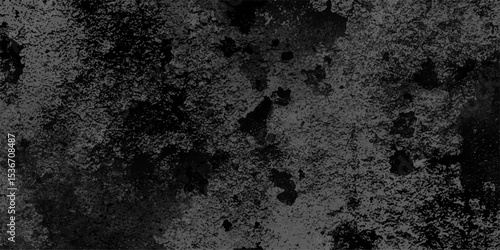 Abstract  rough, grunge-style dark concrete texture with uneven, mottled black and gray patches, resembling weathered cement, urban decay, or aged stone. spots, stains, and irregular shading, rugged