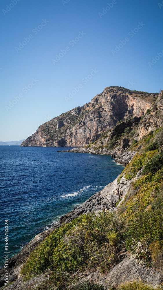 The view of the Turquise Coast in Turkey The view of the Turquise Coast in Turkey