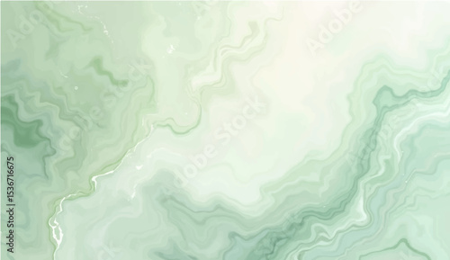 abstract green and white paper background with marbled vintage texture in elegant website or textured paper design.