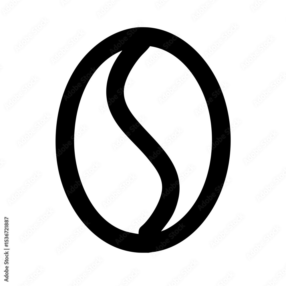 coffee bean icon on white background .svg coffee bean icon on white background .svg