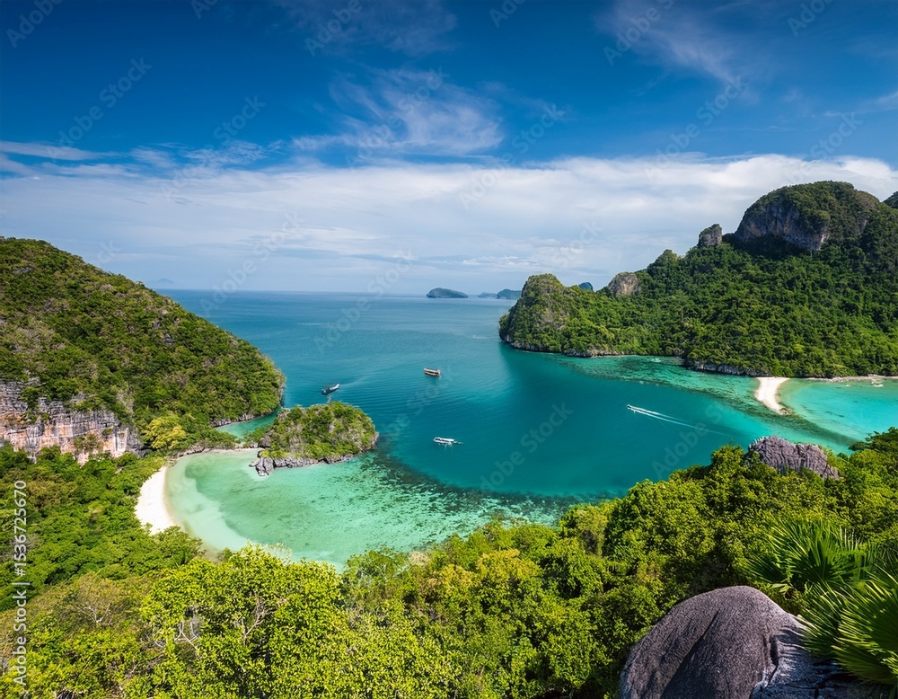 Naklejka premium mu ko ang thong national park thailand