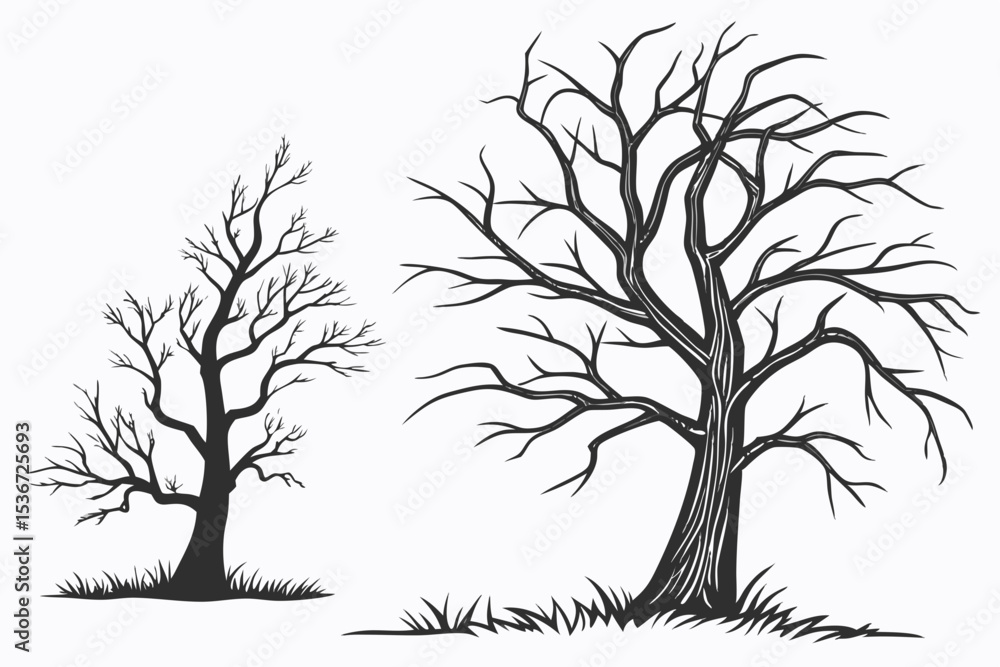 Obraz premium silhouette of a tree
