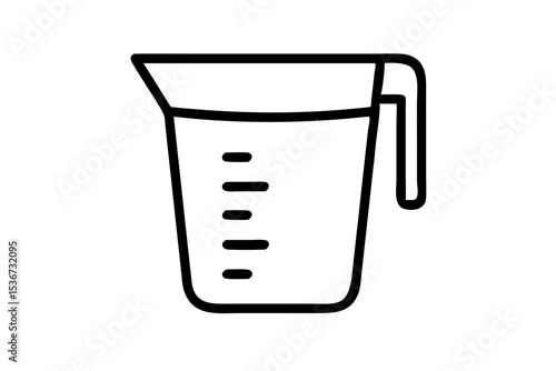 Measuring cup showing measurements for accurate cooking and baking in modern kitchen setting
