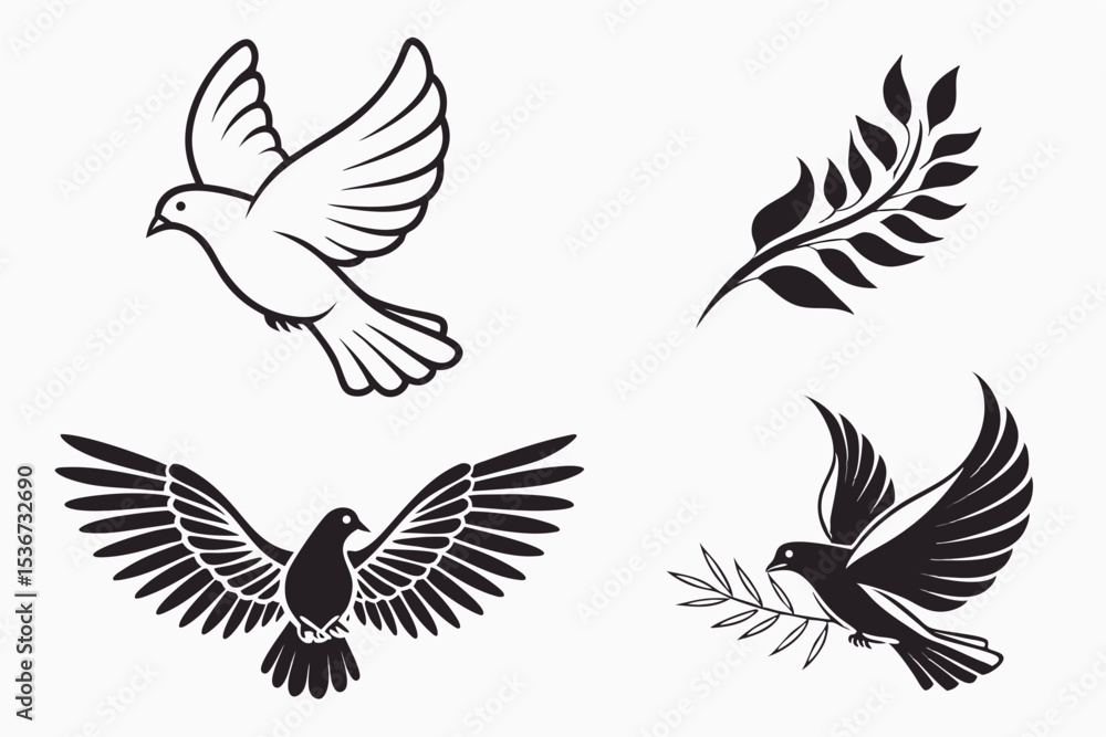 Fototapeta premium dove of peace