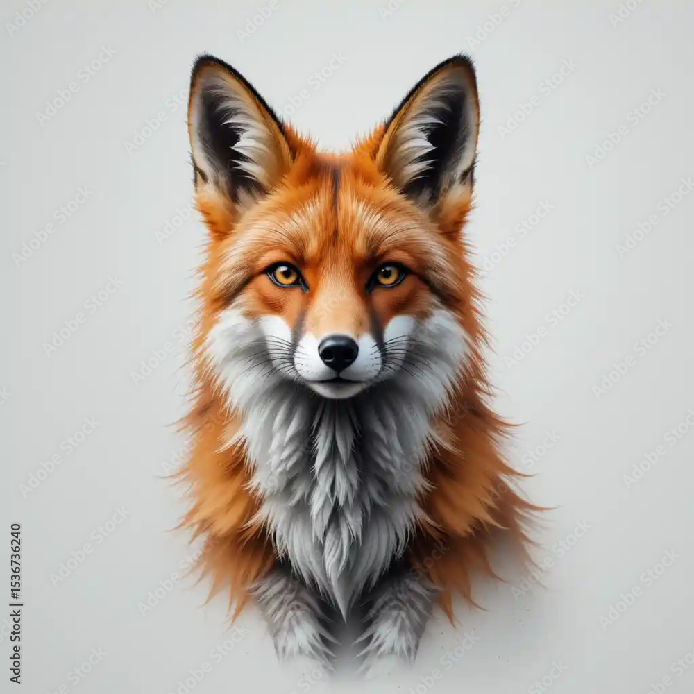 Fototapeta premium red fox portrait