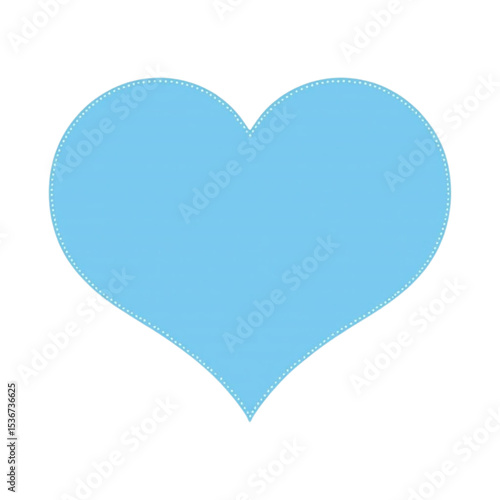 A charming light blue heart design perfect for branding projects needing a sweet touch ideal for logos valentines cards and romantic designs