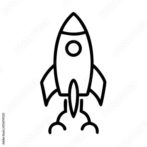 Rocket launching into space at dawn with clear skies and rising sunlight illuminating the scene