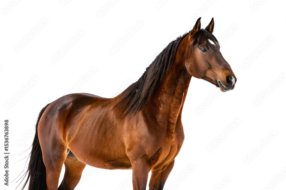 Obraz premium horse isolated on Isolated on transparent background