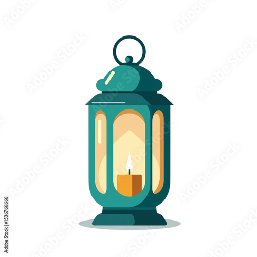 vector illustration of a lantern