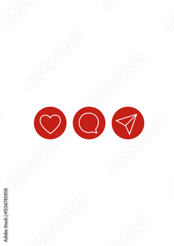 Social Media Reaction Icons – Facebook, Instagram, TikTok, YouTube, Stories & Reels Emoji Set