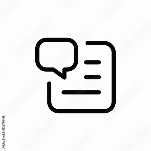 page message icon sign vector