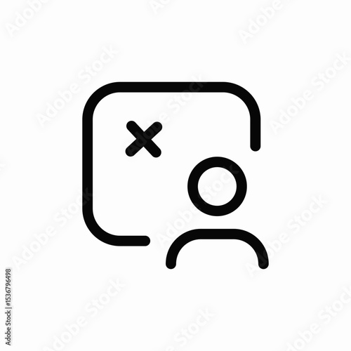 plan error icon sign vector