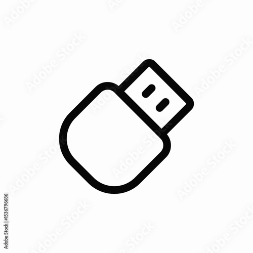 stick connect icon sign vector