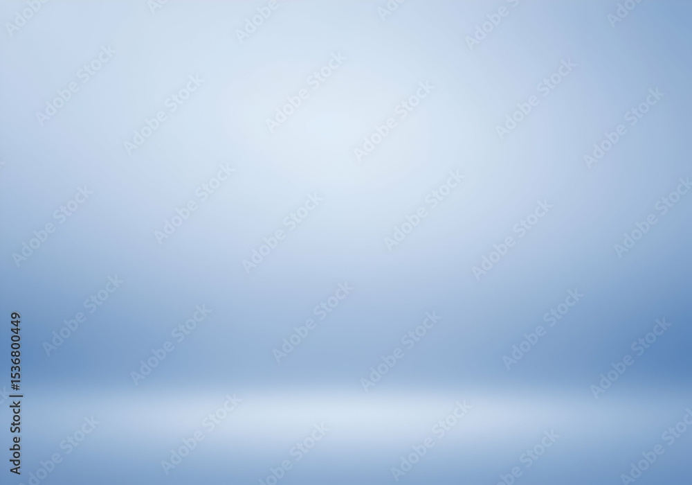 Obraz premium A soft blue studio background with a gentle gradient, ideal for product display and minimalist design.