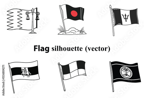 Bahrain, Bangladesh, Barbados, Belarus, Belgium, Belize country flag 