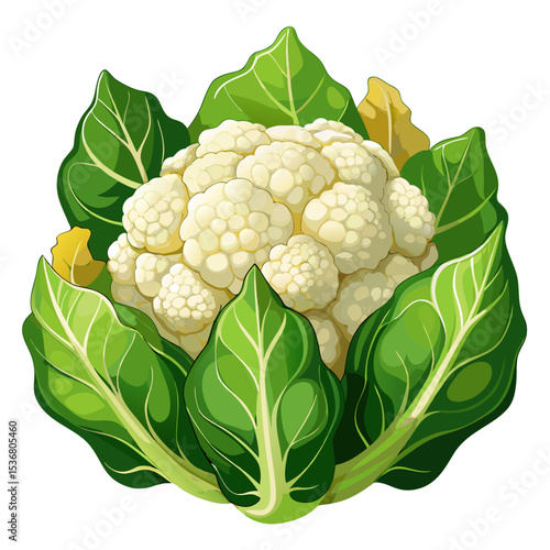 cauliflower and leaves