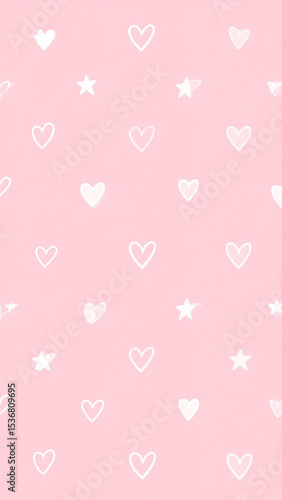 seamless pattern with hearts