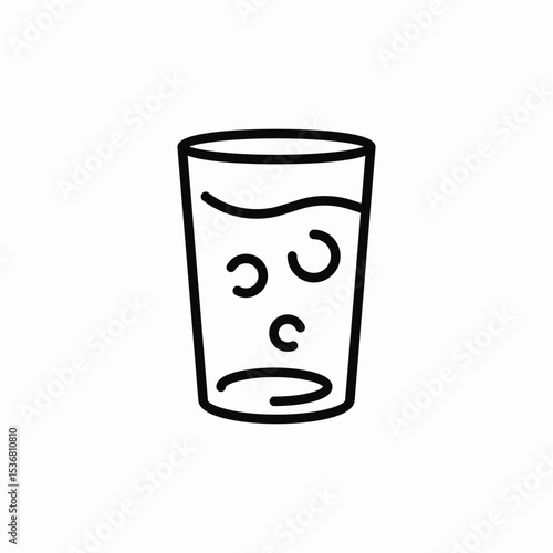 soft drink icon sign vector