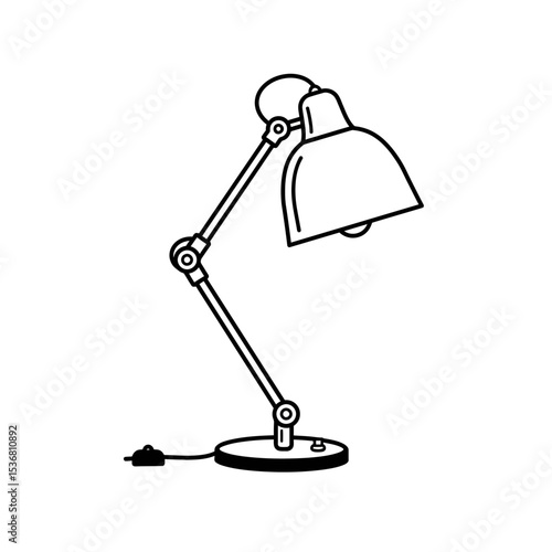 Table lamps, bedside and desktop electric light. Vector realistic set of 3d desk lamps with bulb, shade and round stand for office, bedroom or living room interior isolated on white background