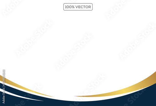 wave separator footers, modern dividers shapes vector illustration element template 04