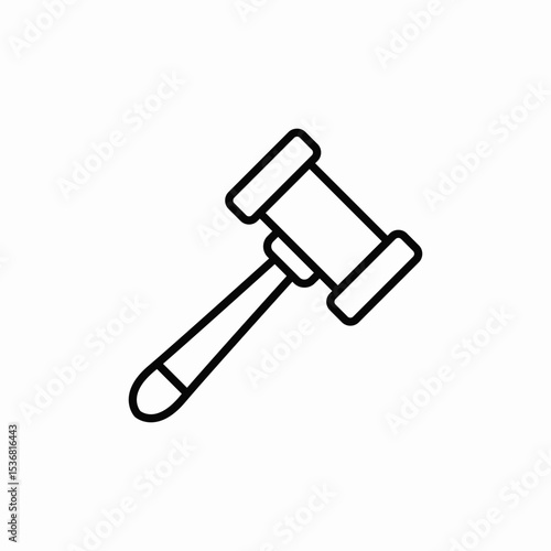 court room icon sign vector