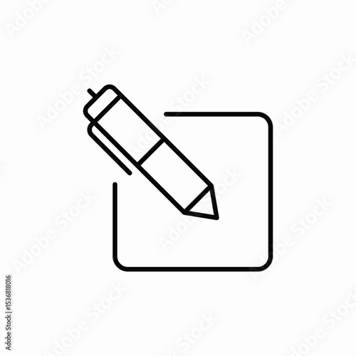 text crafting icon sign vector