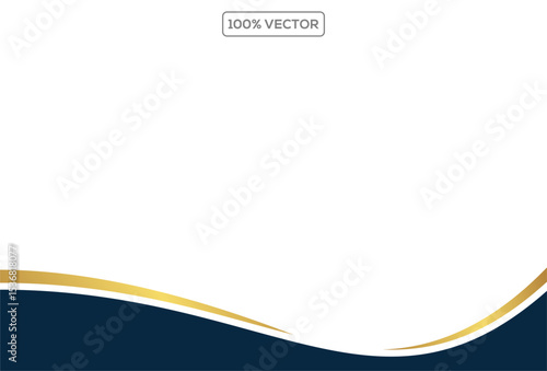 wave separator footers, modern dividers shapes vector illustration element template