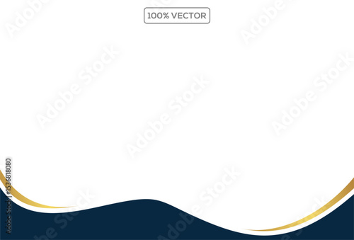 wave separator footers, modern dividers shapes vector illustration element template 01