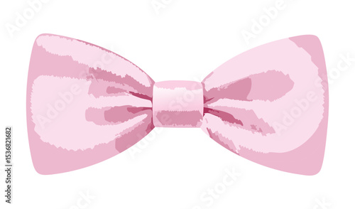 Gentle Pink Bowtie Fashion Element Design