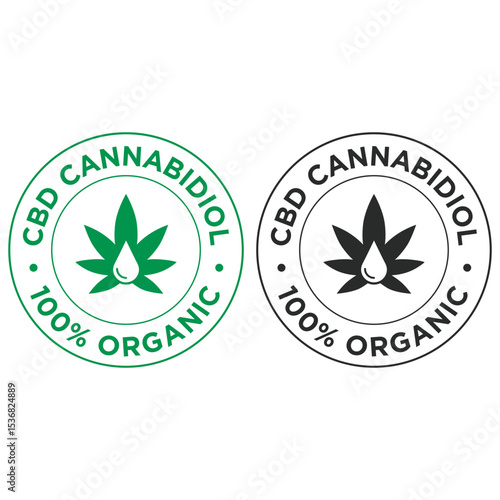 CBD OIL VECTOR
