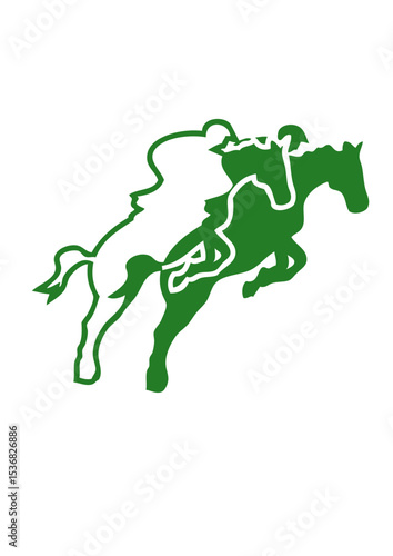 equitation cavalier cheval obstacle saut trace