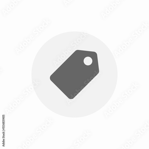item tag icon sign vector