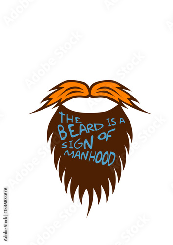 citation barbe beard sign manhood humour moustache