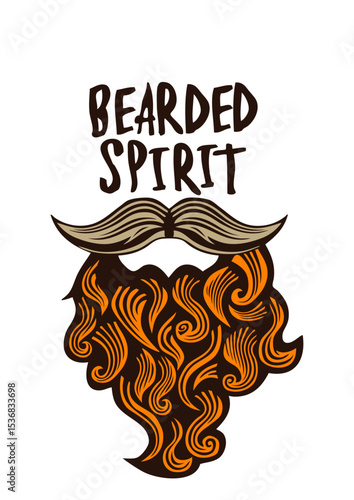 citation barbe bearded spirit humour moustache message famille