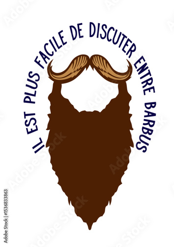 citation barbe facile discuter barbus moustache humour drole