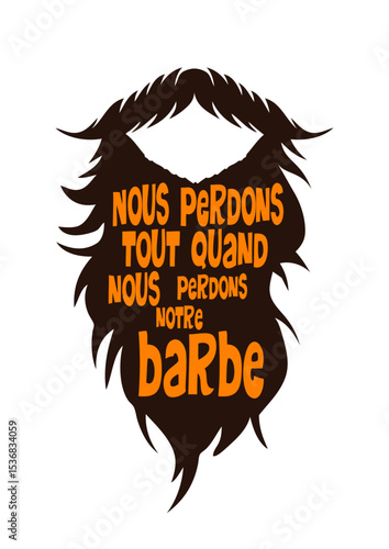 citation barbe perdons perdre barbu humour expression